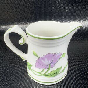 Villeroy & Boch Amapola Cream Small Pitcher Porcelain Jug Vitro Made In Germany